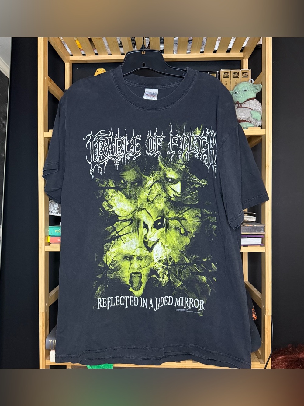 Vintage 2003 Cradle of Filth reflected in a jaded mirror t shirt size large